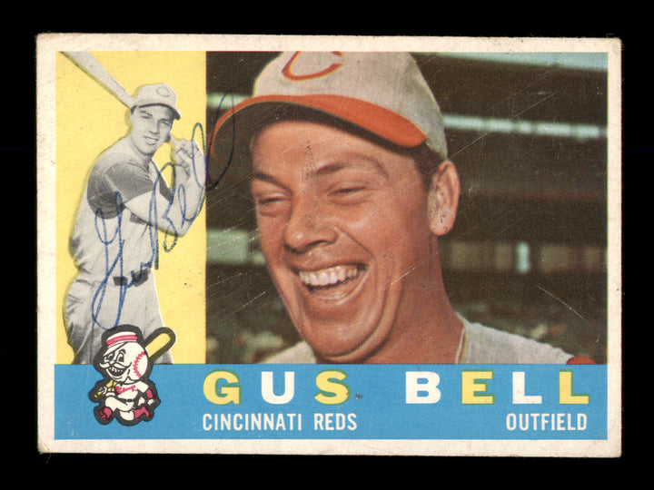 Gus Bell Autographed Signed 1960 Topps Card #235 Cincinnati Reds SKU #198734 Image 1