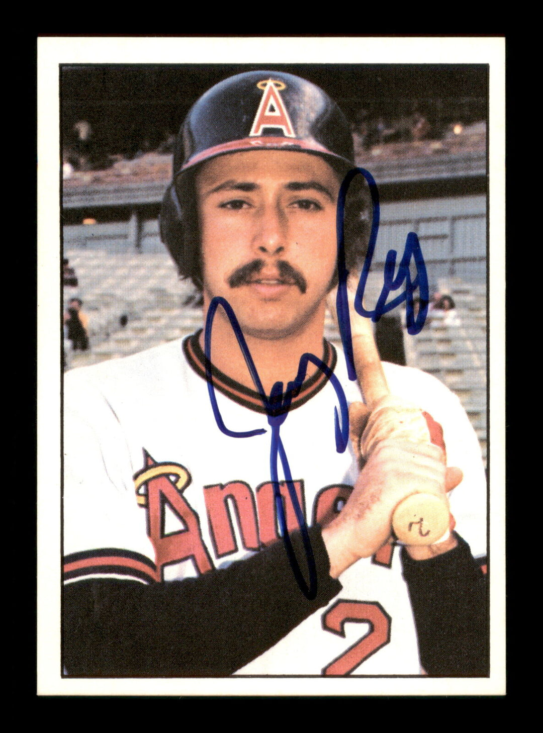 Jerry Remy Autographed 1975 SSPC Rookie Card #198 California Angels SKU #204741 Image 1