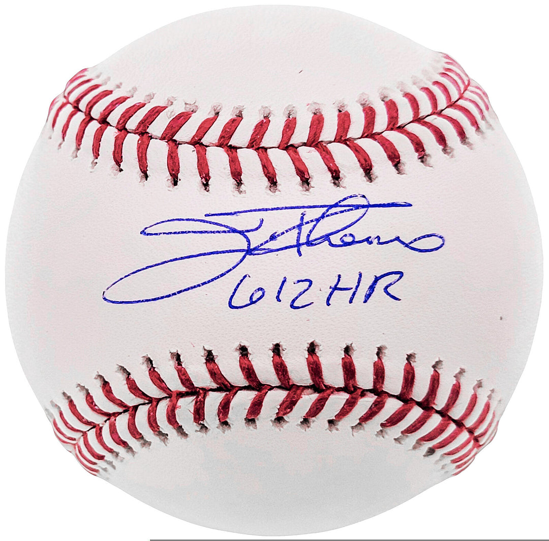 JIM THOME AUTOGRAPHED MLB BASEBALL INDIANS "612 HR" BECKETT WITNESS 207968 Image 3