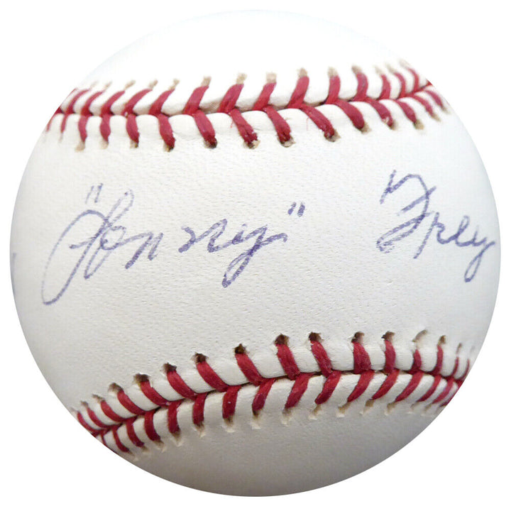 Lonny Frey Autographed MLB Baseball Dodgers "To Greg My Best" Beckett COA F26645 Image 3