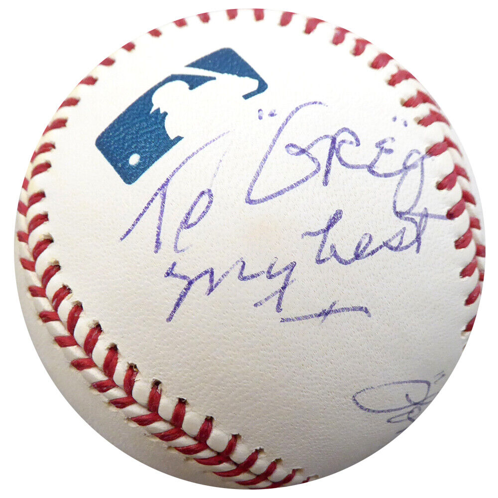 Lonny Frey Autographed MLB Baseball Dodgers "To Greg My Best" Beckett COA F26645 Image 4