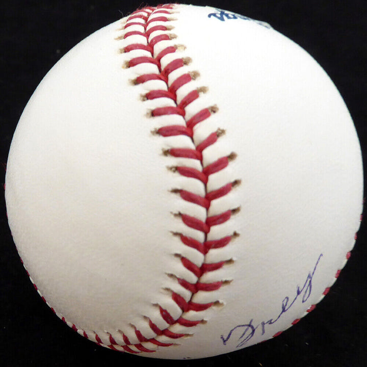 Lonny Frey Autographed MLB Baseball Dodgers "To Greg My Best" Beckett COA F26645 Image 6
