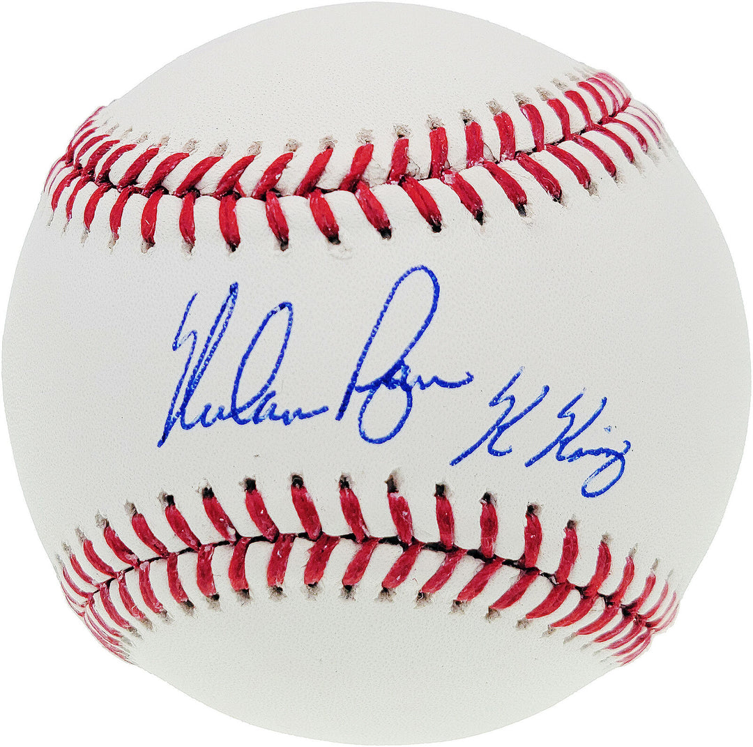 NOLAN RYAN AUTOGRAPHED SIGNED MLB BASEBALL TEXAS RANGERS "K-KING" BECKETT 201275 Image 2