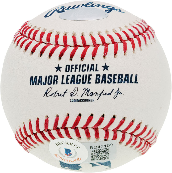 NOLAN RYAN AUTOGRAPHED SIGNED MLB BASEBALL TEXAS RANGERS "K-KING" BECKETT 201275 Image 3