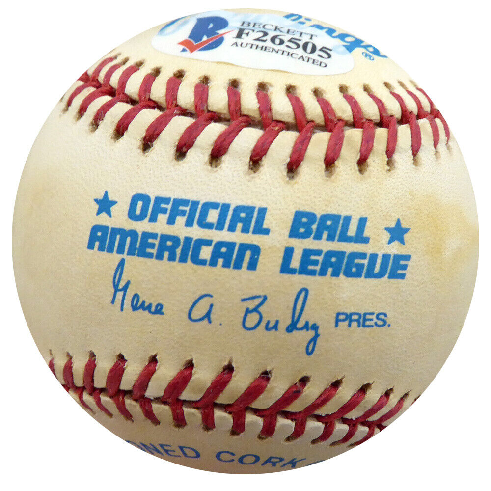 Crash Davis Autographed Signed AL Baseball Bull Durham Beckett COA F26505 Image 4