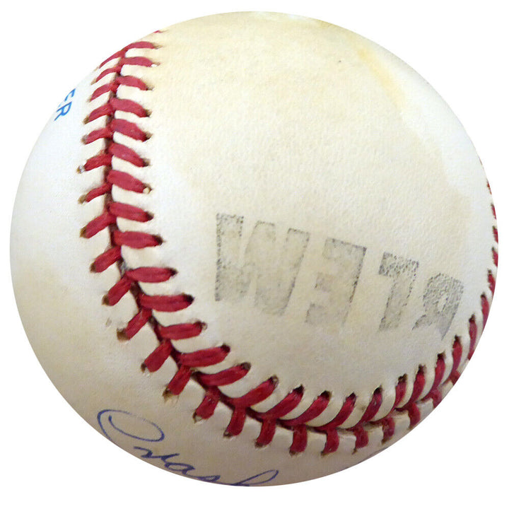 Crash Davis Autographed Signed AL Baseball Bull Durham Beckett COA F26505 Image 5