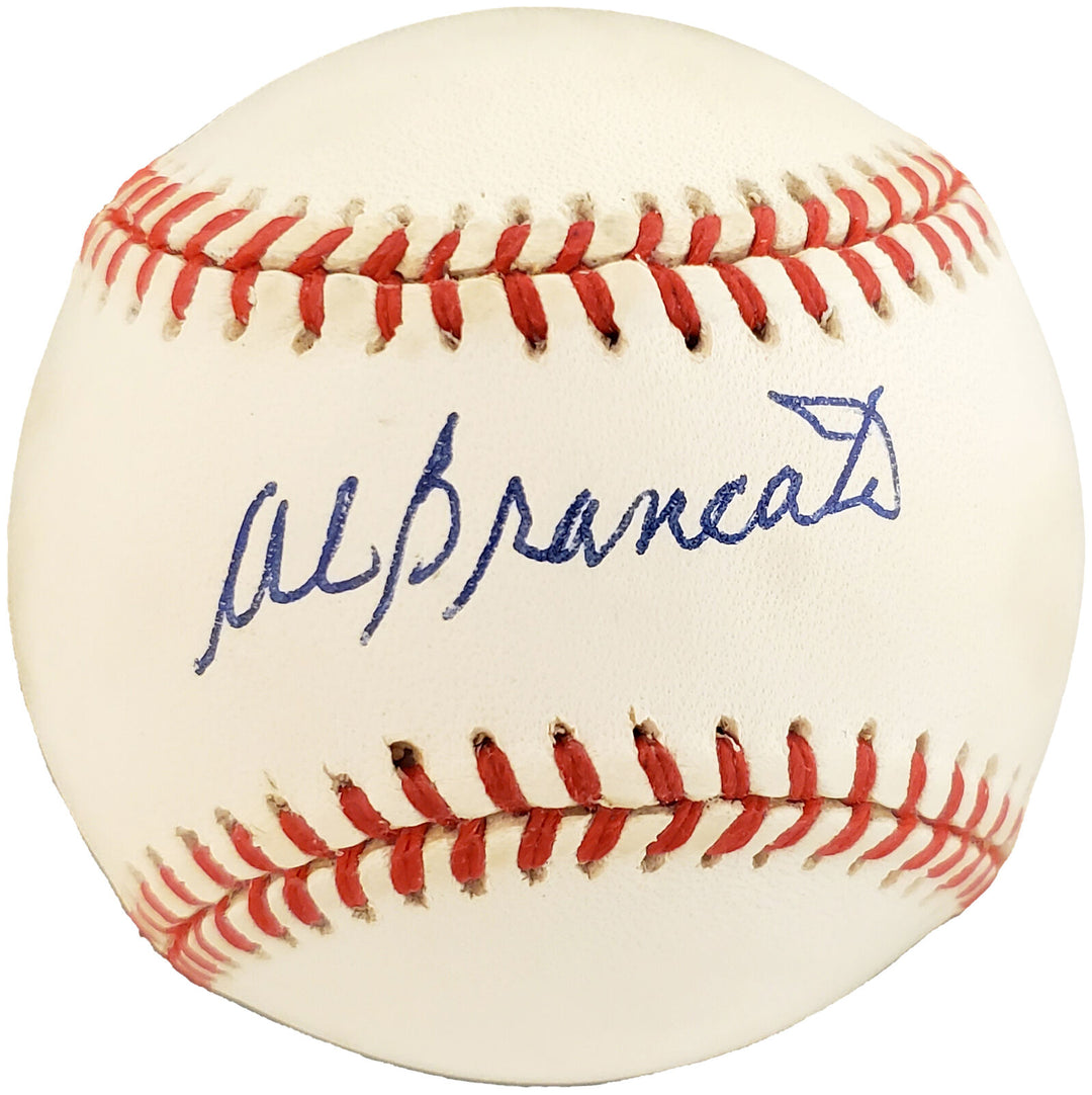 Al Brancato Autographed Signed AL Baseball Philadelphia A's Beckett Y93178 Image 2