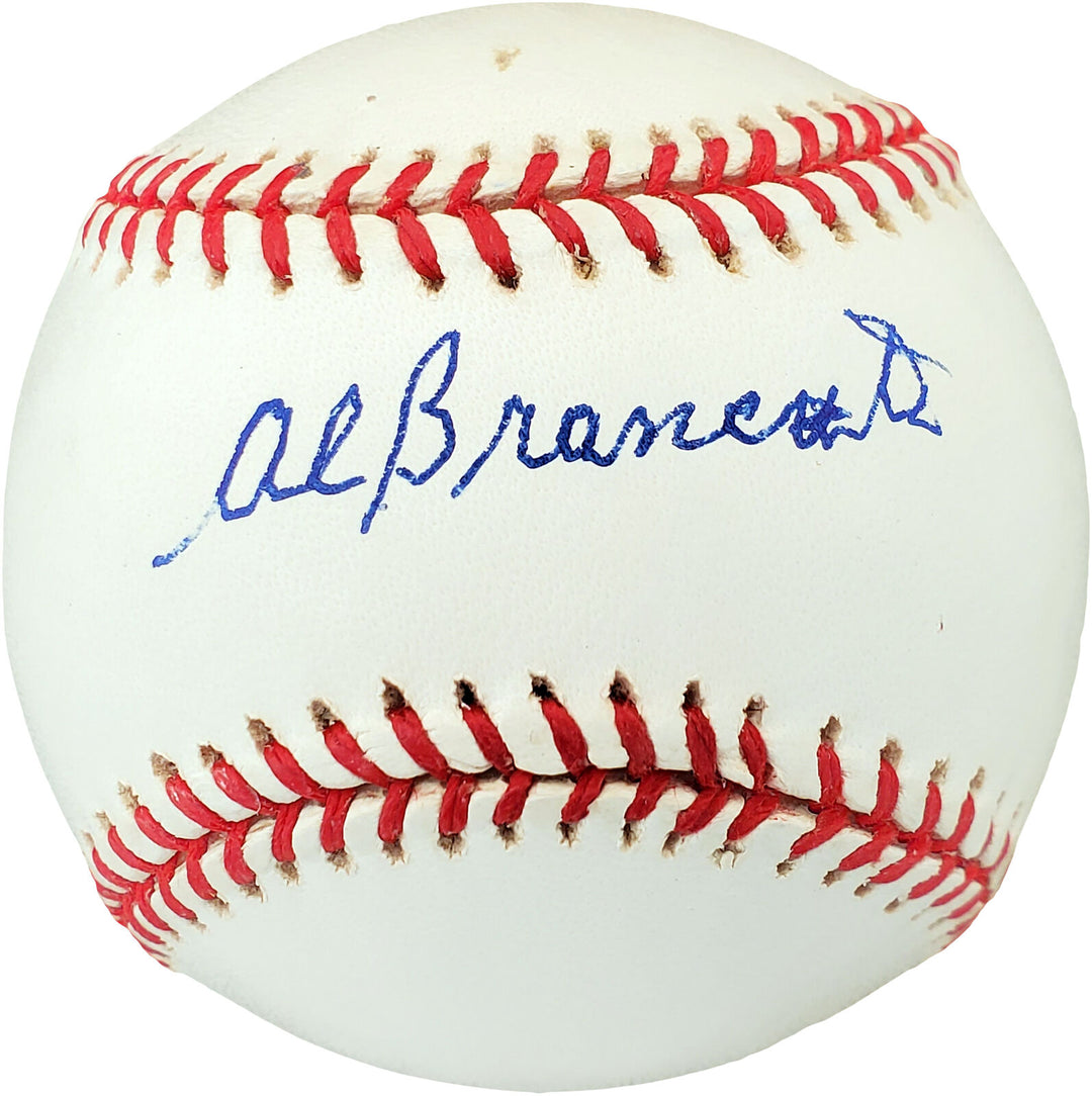 Al Brancato Autographed Signed AL Baseball Philadelphia A's Beckett V68357 Image 2