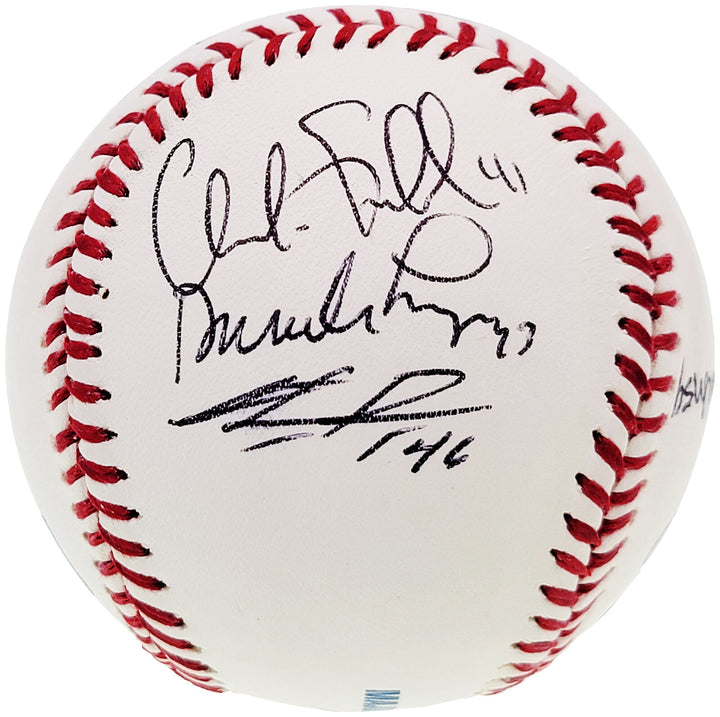 Mariners Combined No Hitter Autographed Baseball 6 Sigs MLB Holo EK179104 Image 3