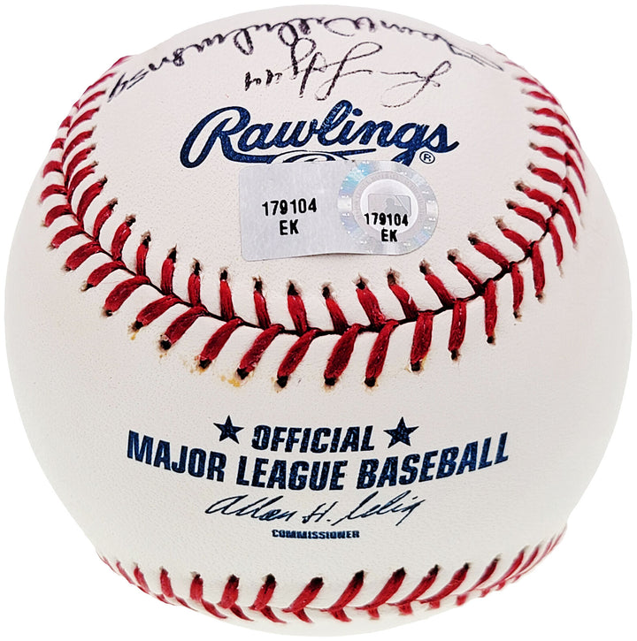 Mariners Combined No Hitter Autographed Baseball 6 Sigs MLB Holo EK179104 Image 6