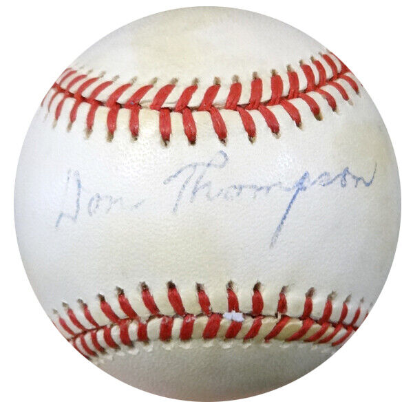 Don Thompson Autographed Official NL Baseball Brooklyn Dodgers PSA/DNA #Z80269 Image 1