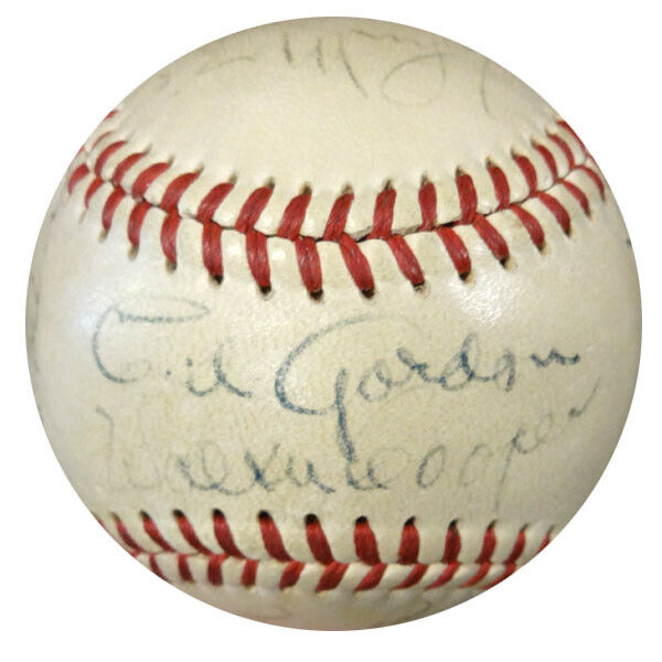 1948 Giants Autographed NL Baseball With 19 Sigs Incl Johnny Mize PSA/DNA W06937 Image 1