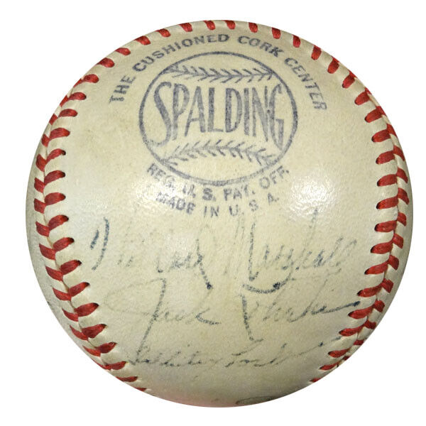 1948 Giants Autographed NL Baseball With 19 Sigs Incl Johnny Mize PSA/DNA W06937 Image 3
