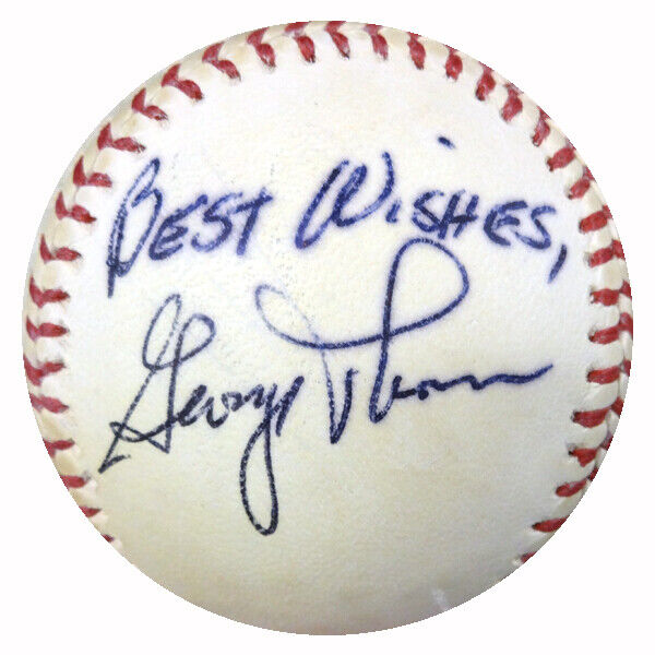 George Thomas Autographed Baseball Boston Red Sox "Best Wishes" PSA/DNA #Y29690 Image 2