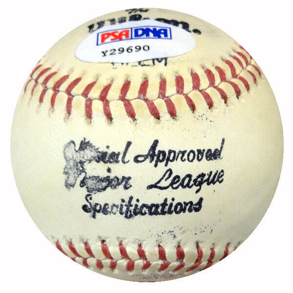 George Thomas Autographed Baseball Boston Red Sox "Best Wishes" PSA/DNA #Y29690 Image 4