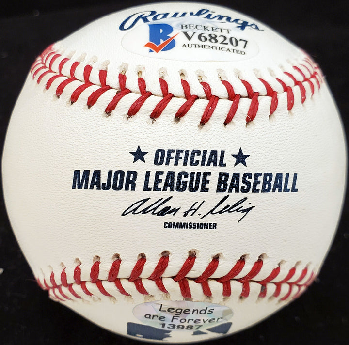 Adam Eaton Autographed Signed MLB Baseball 2008 Phillies Beckett V68207 Image 2