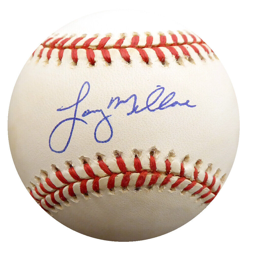 Larry Milbourne Autographed AL Baseball Yankees, Mariners Beckett COA F27254 Image 1