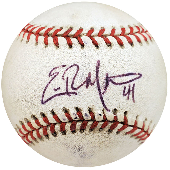 Eric Milton Authentic Autographed Signed AL Baseball Twins, Reds Beckett S76016 Image 2