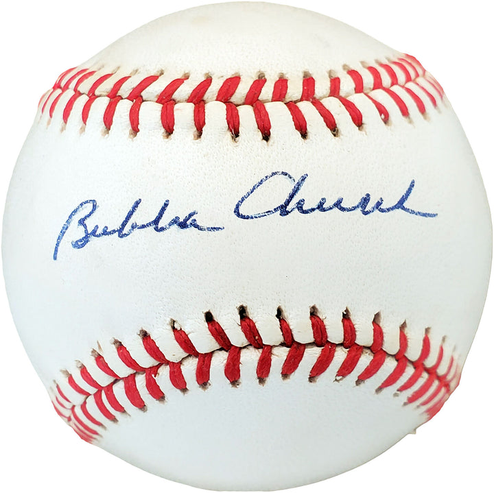 Bubba Church Autographed Signed NL Baseball Phillies, Reds Beckett V68308 Image 2