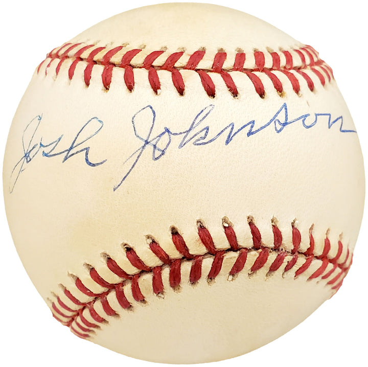 Josh Johnson Autographed Signed AL Baseball Negro Leagues Beckett X12559 Image 1
