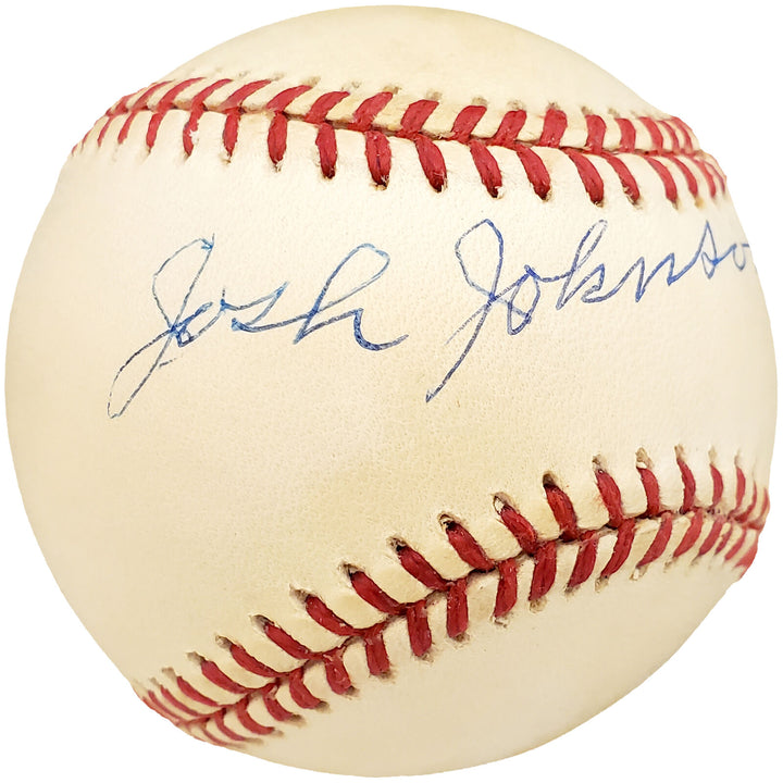 Josh Johnson Autographed Signed AL Baseball Negro Leagues Beckett X12559 Image 2