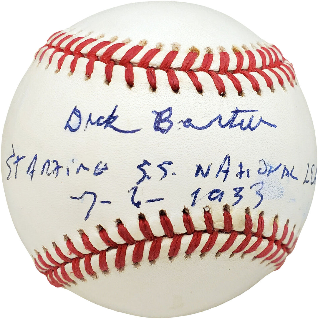 Dick Bartell Autographed Signed NL Baseball Giants "Starting SS" Beckett V68025 Image 2