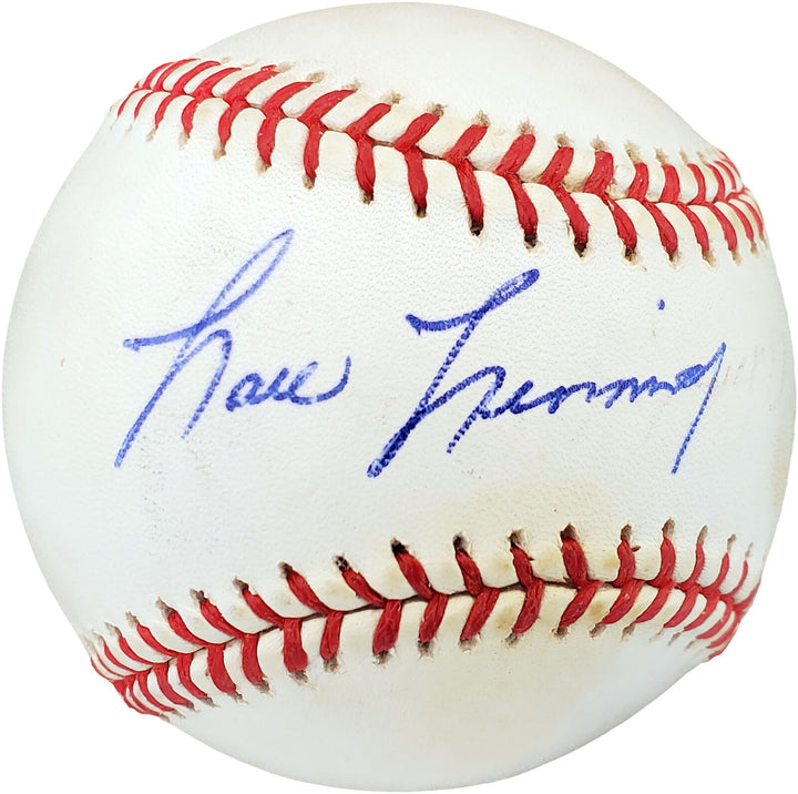 Lou Limmer Autographed Signed NL Baseball Philadelphia A's Beckett V68362 Image 2