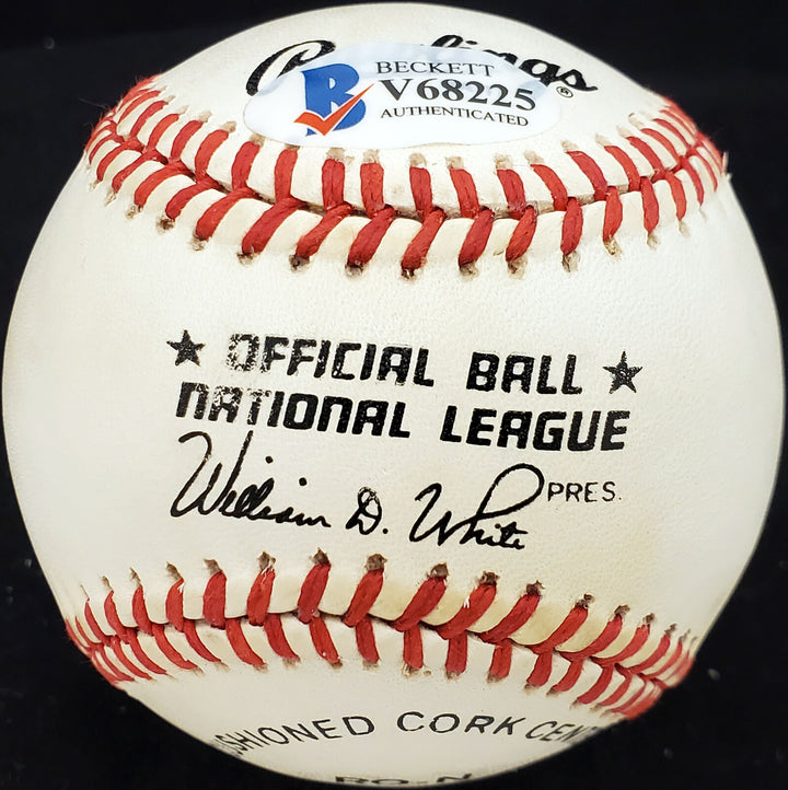 Frank Hoerst Autographed Signed NL Baseball Philadelphia Phillies Beckett V68225 Image 4