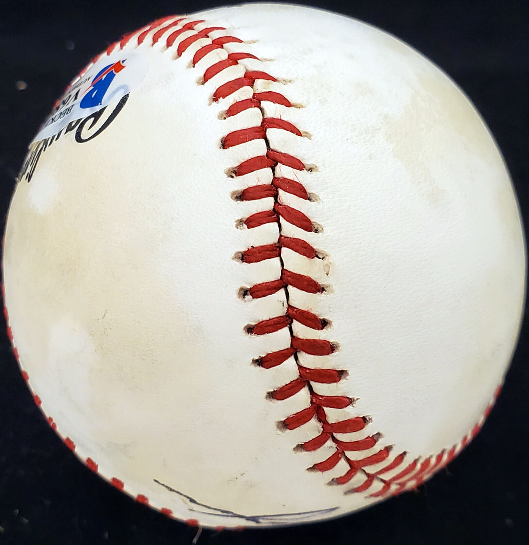 Eddie Sawyer Autographed Signed NL Baseball Philadelphia Phillies Beckett V68050 Image 4