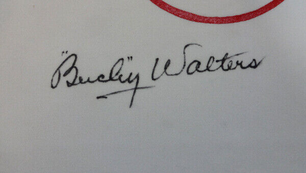 Bucky Walters Autographed Signed Cincinnati Reds White Jersey PSA/DNA