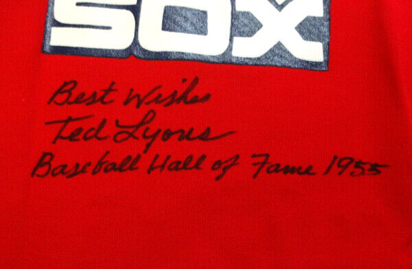 Ted Lyons Authentic Autographed White Sox Jersey Best Wishes PSA/DNA COA V11811 Image 3