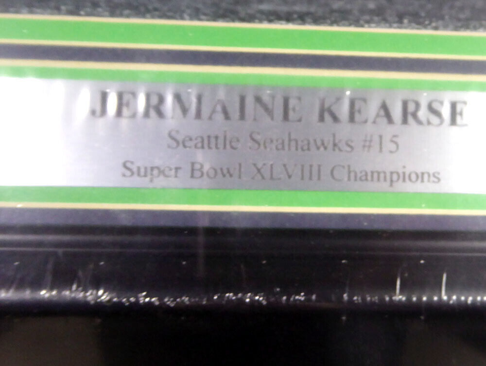 Jermaine Kearse Autographed Framed 8x10 Photo Super Bowl XLVIII MCS Holo #35517 Image 5