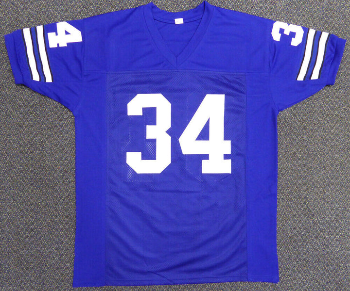 DALLAS COWBOYS CORNELL GREEN AUTOGRAPHED SIGNED BLUE JERSEY BECKETT 119723 Image 6