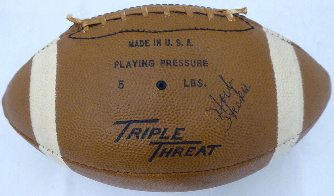 1962 Champ Packers Autographed Football 39 Sigs Johnny Blood McNally Beckett BAS Image 4
