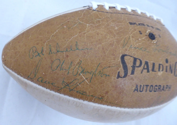1966-67 Packers SB Champs Autographed Football 21 Sigs Lombardi Beckett A52081 Image 3