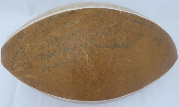 1966-67 Packers SB Champs Autographed Football 21 Sigs Lombardi Beckett A52081 Image 8