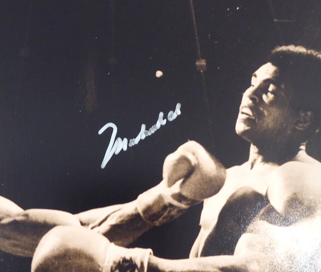 Muhammad Ali & Ken Norton Autographed Signed Framed 16x20 Photo Beckett A53365 Image 4