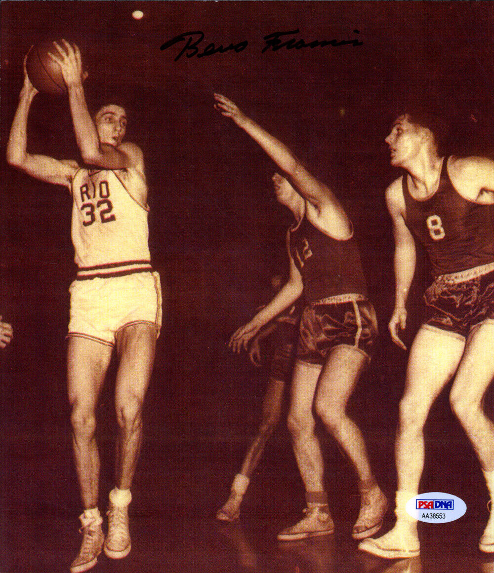 Bevo Francis Autographed 8x9.5 Photo Rio Grande College Red Storm PSA AA38553 Image 4