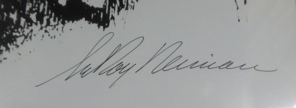 Muhammad Ali, Joe Frazier & LeRoy Neiman Autographed Framed Litho Beckett A74190 Image 4