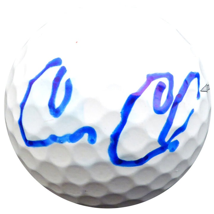 Cameron Champ Autographed Titleist PRO V1X Golf Ball Masters Logo Beckett F87941 Image 1