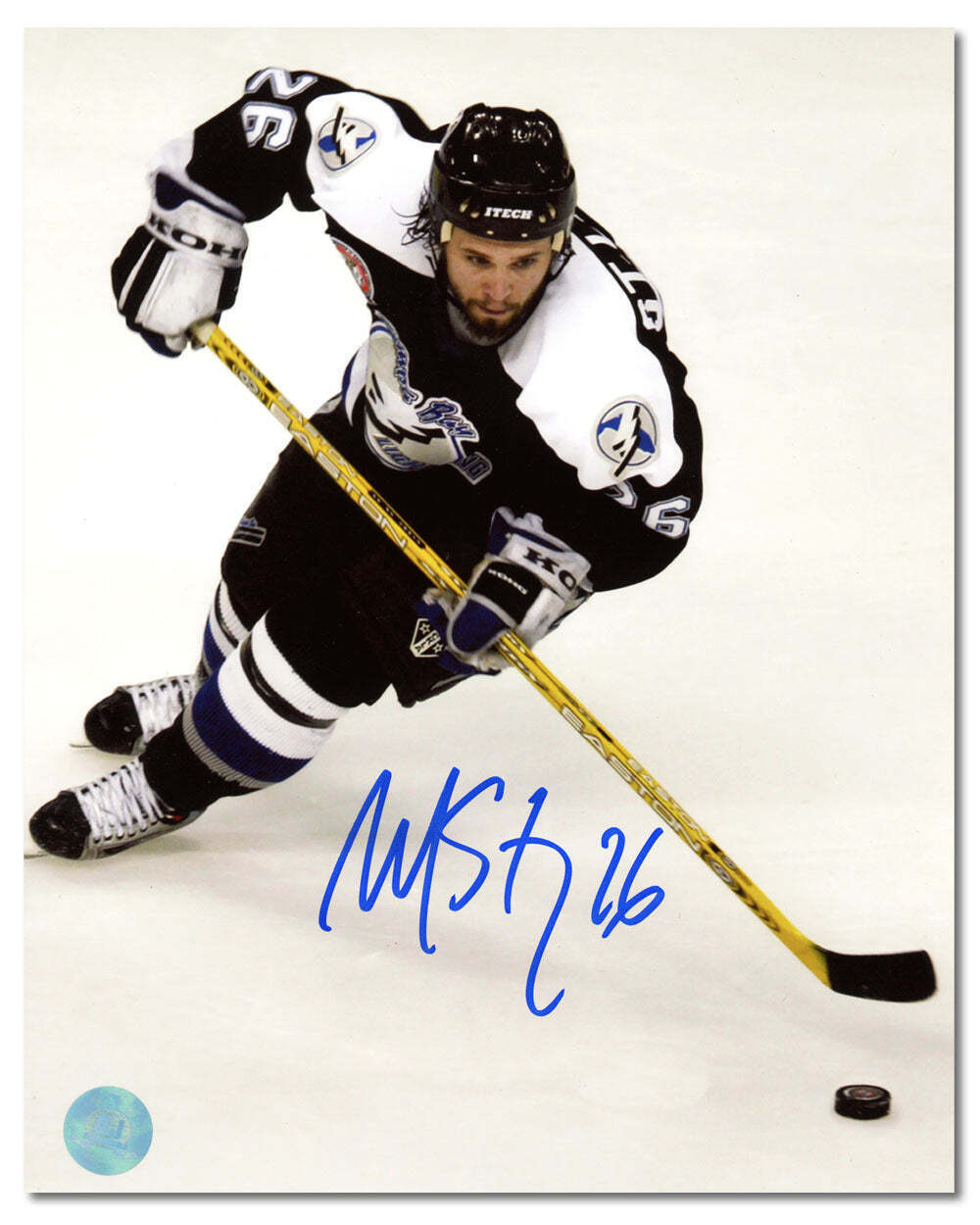 Martin St Louis Tampa Bay Lightning Autographed 8x10 Photo Image 1