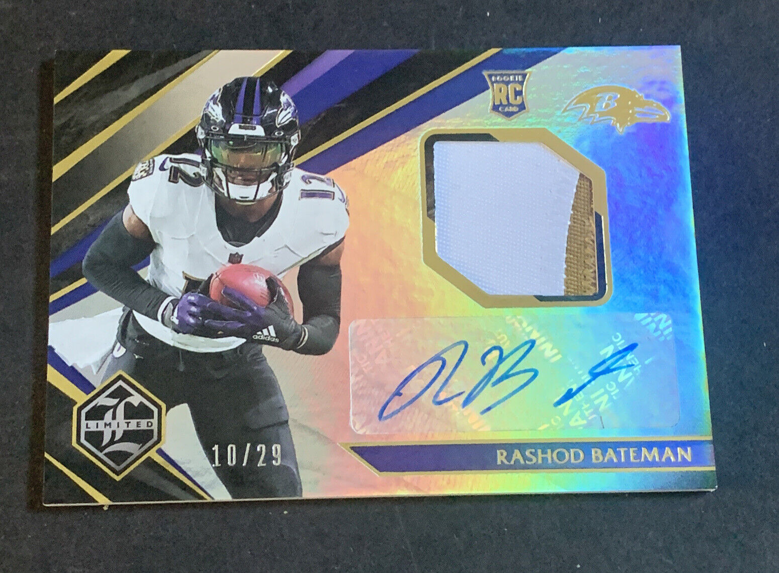 Rashod Bateman Ravens Signed 2021 Panini Phoenix Fire Burst #113 BAS R –  Super Sports Center