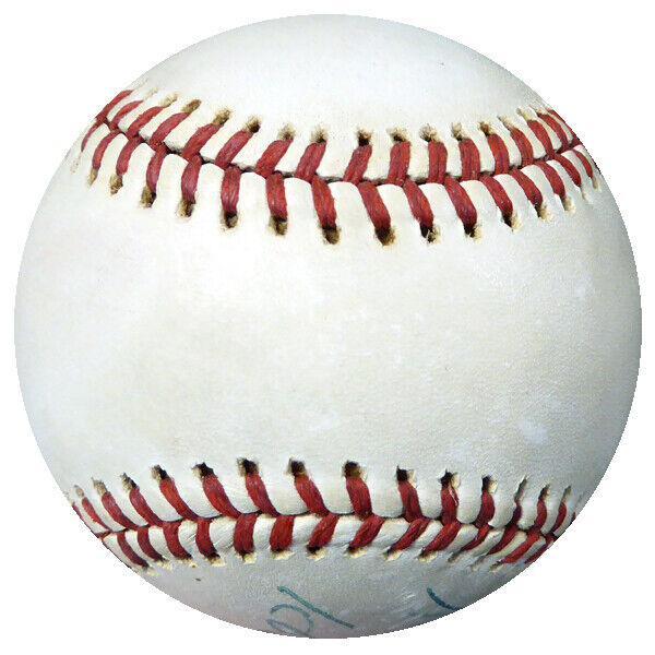 Hank Aaron Autographed NL Baseball Braves "Best Wishes" Vintage Beckett 116834 Image 4