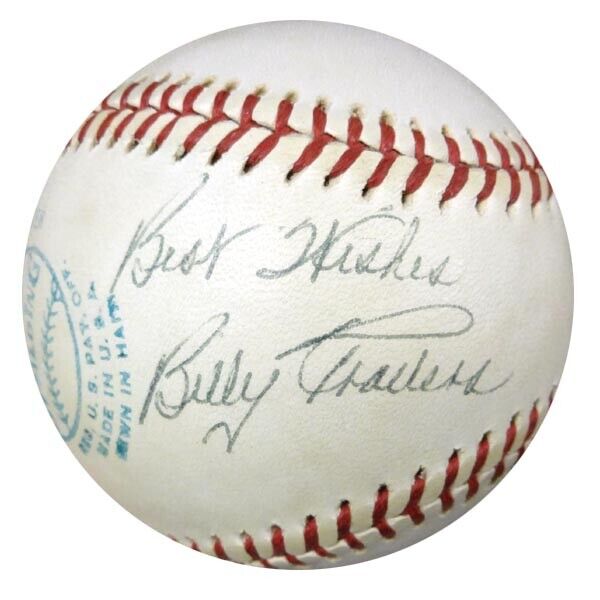 Hank Aaron & Others Autographed AL Baseball Best Wishes Vintage PSA/DNA #W05048 Image 4