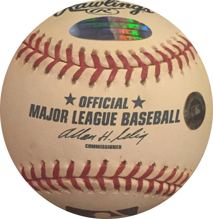 Magglio Ordonez Signed OML Engraved Stat Baseball LTD 1/30 Auto Steiner MLB COA  Image 3