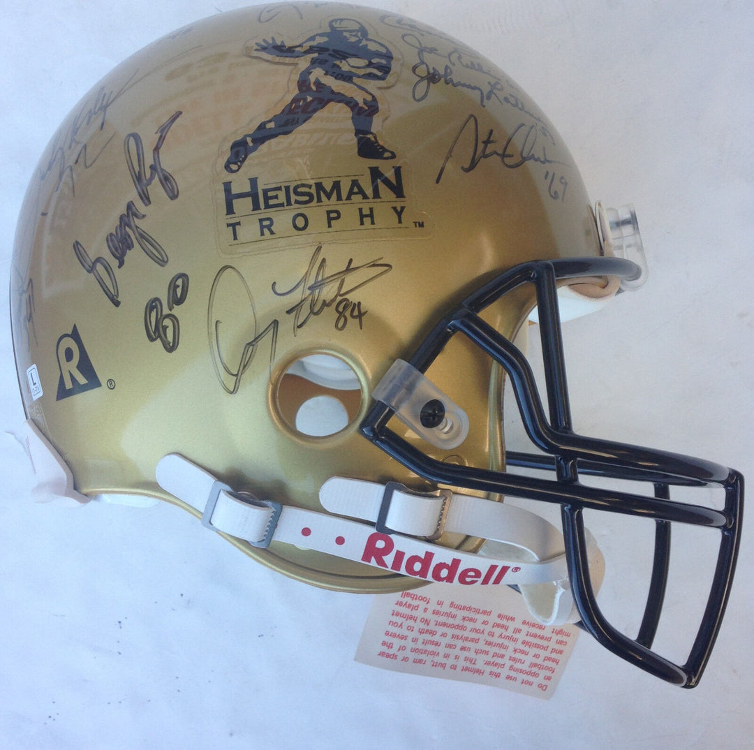 Heisman Trophy Winners signed FS ProLine helmet 28 auto Barry Sanders Steiner LE Image 2