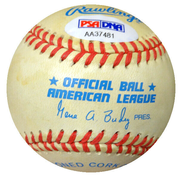 Billy Hoeft Autographed Official AL Baseball Detroit Tigers PSA/DNA #AA37481 Image 2