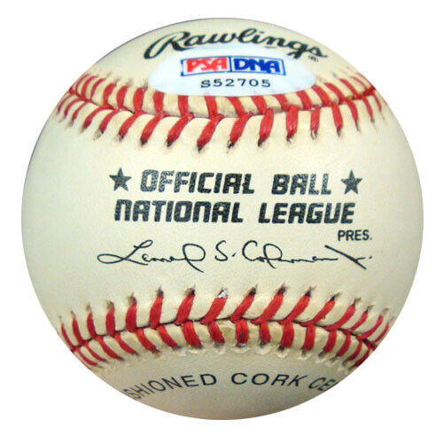 Otis Davis Autographed Official MLB Baseball Brooklyn Dodgers PSA/DNA #S52705 Image 2