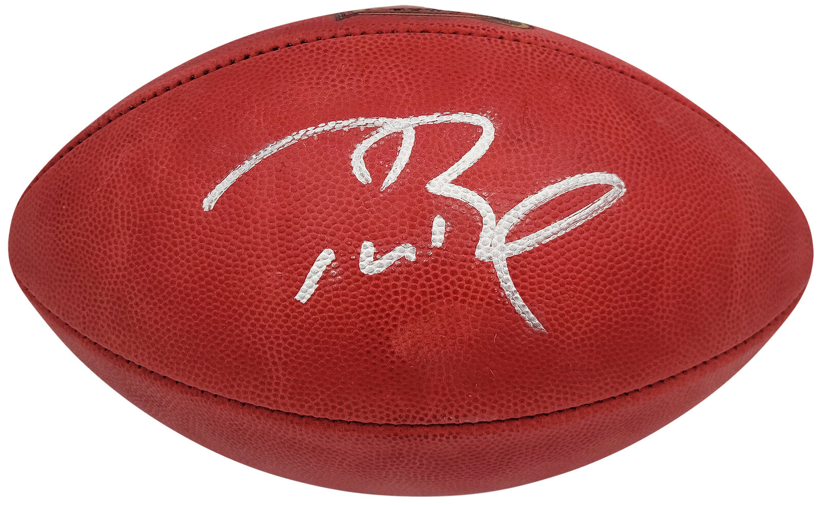 TOM BRADY AUTOGRAPHED NFL LEATHER FOOTBALL BUCCANEERS 5X SB MVP FANATI –  Super Sports Center