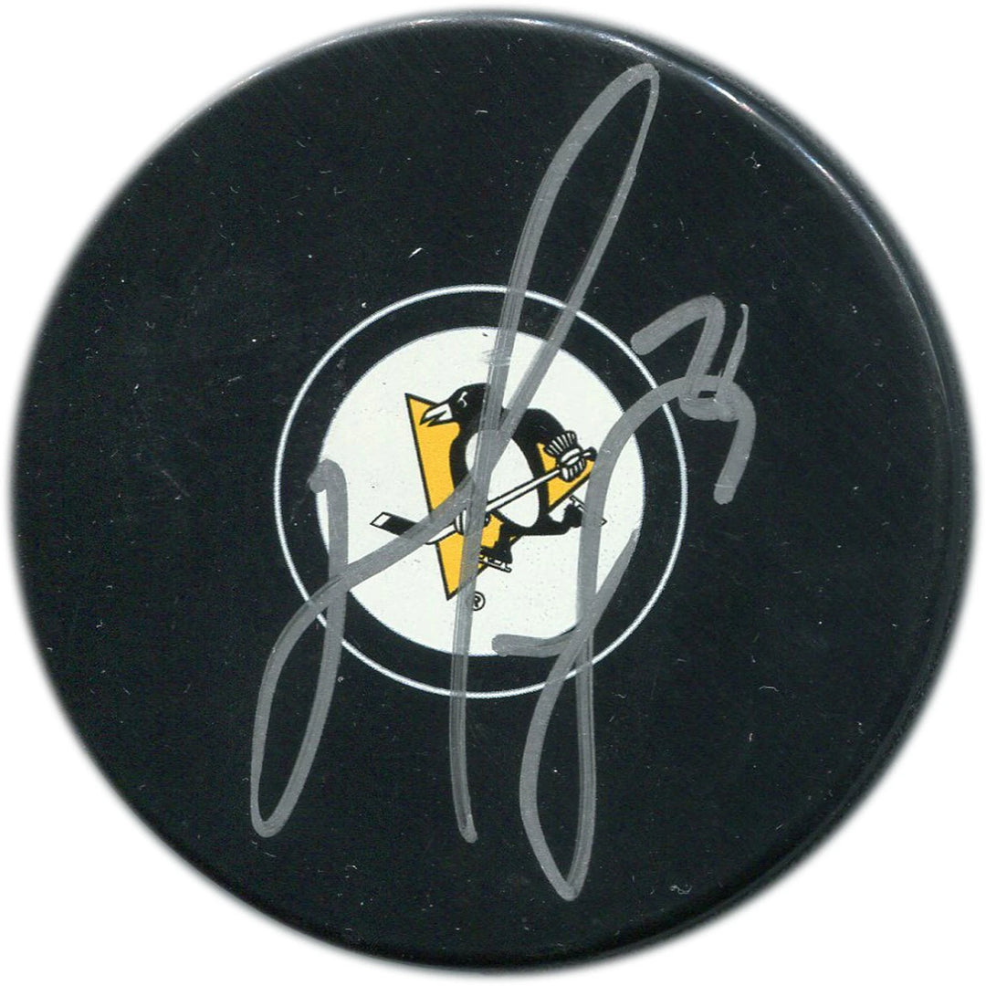 Matt Murray Autographed Pittsburgh Penguins Puck Image 2